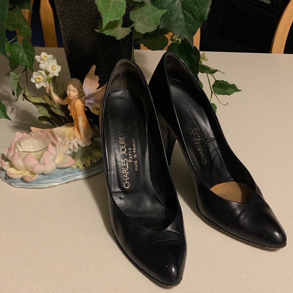 Charles Jourdan Vintage Classic Black Heels